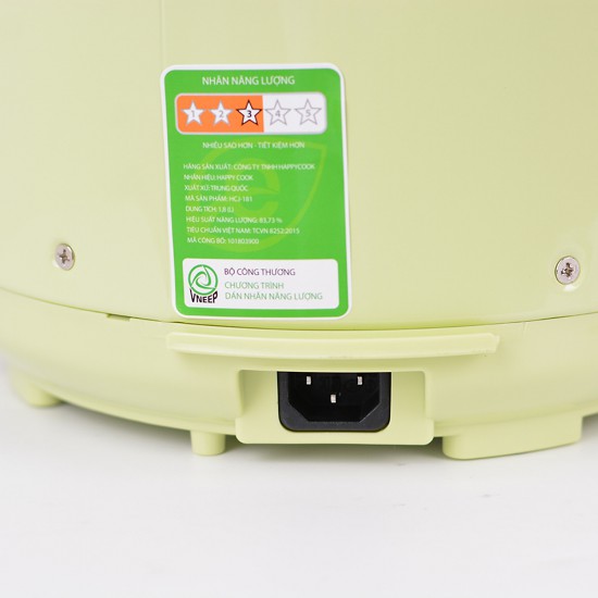 Nồi Cơm Điện Nắp Gài Cơ Happy Cook HCJ-181 (1.8L)