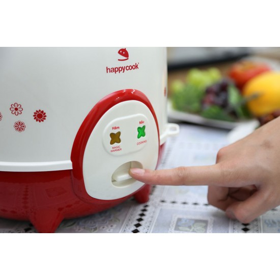 Nồi Cơm Điện Nắp Gài 1.2 Lít Happy Cook HC-120(R)