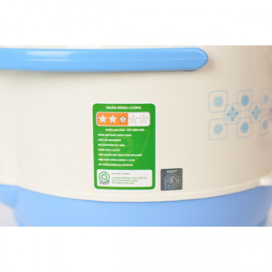 Nồi Cơm Điện Nắp Gài 1.2 Lít Happy Cook HC-120