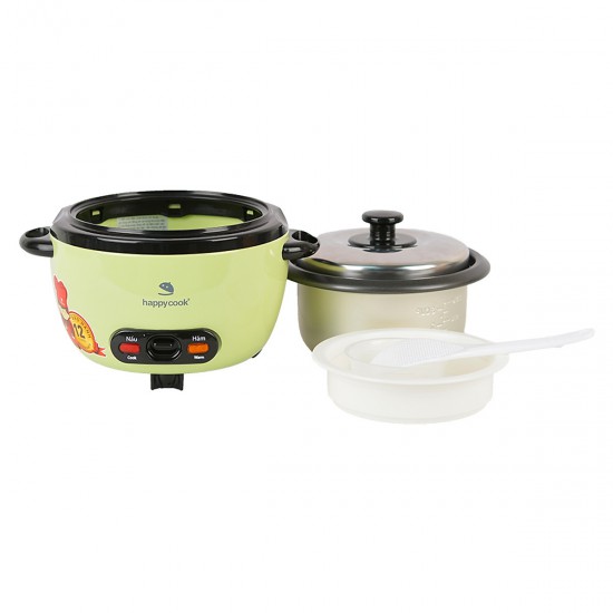 Nồi Cơm Điện Nắp Rời Cơ Happy Cook HCD-061A (0.6L)