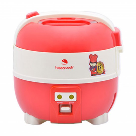 Nồi Cơm Cơ Điện Nắp Gài Happycook 1lít HC-100(Đỏ)