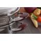 Bộ Xửng Hấp Inox 304 Cao Cấp 3 Đáy 2 Tầng 32cm Happy Cook ST32-2