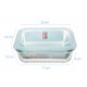 Hộp Thuỷ Tinh Hình Tròn 370ml Happy Cook Glass HCG-037R