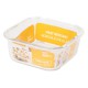 Hộp Thuỷ Tinh Hình Vuông 320ml Happy Cook Glass HCG-032S