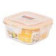 Hộp Thuỷ Tinh Hình Vuông 320ml Happy Cook Glass HCG-032S