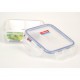 Hộp nhựa đựng thực phẩm 2 ngăn 450ml Happy Cook Plastic Box HCPB-045RV