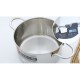 Nồi Inox Cao Cấp 3 Đáy Nắp Kính 20cm Happy Cook Delux Plus N20-DLGP