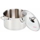 Nồi Inox 304 Cao Cấp 3 Đáy Bếp Từ Nắp Kính 20cm Happy Cook Novelty HC-20NV