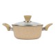 Bộ Nồi Nhôm Chống Dính Vân Đá Đáy Từ Happy Cook HC-06MA