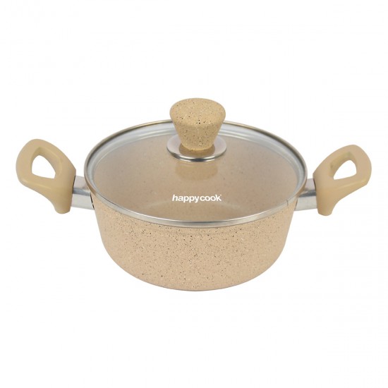 Bộ Nồi Nhôm Chống Dính Vân Đá Đáy Từ Happy Cook HC-06MA