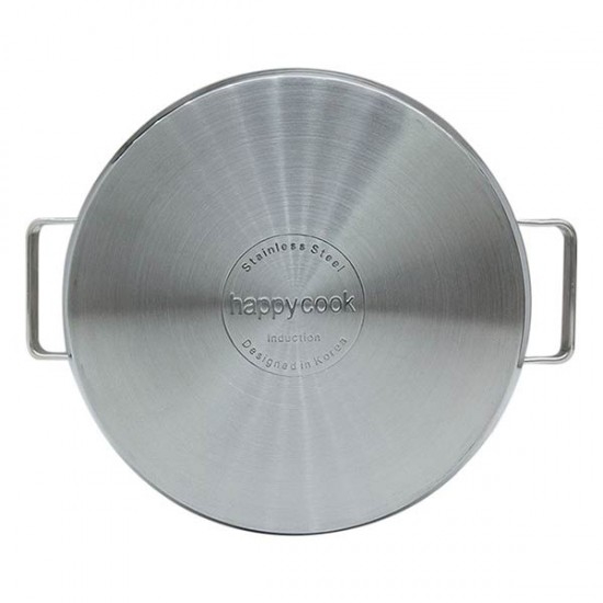Bộ Xửng Hấp Inox Bếp Từ 24cm Happy Cook Milan ST24-MLGP