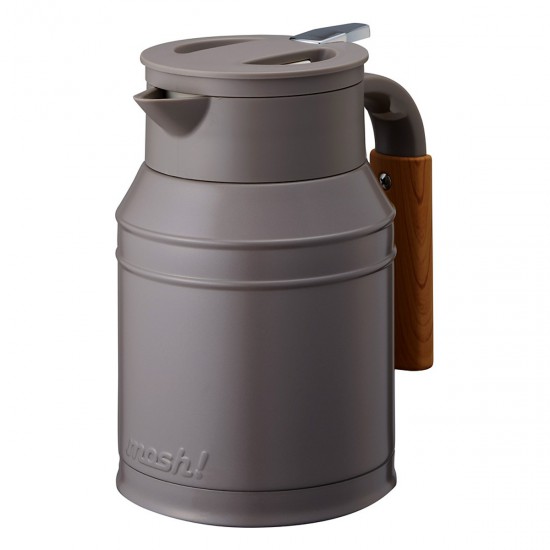Bình Giữ Nhiệt Có Tay Cầm Doshisha 1L Màu Nâu DMTK1.0BR